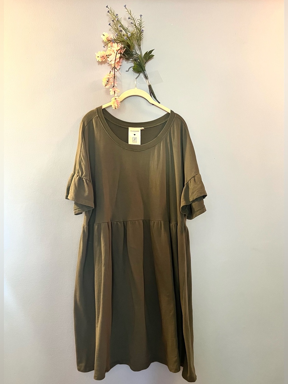 Jillian Harris x Jardine Domain dress | Green dress | size medium | soft cotton